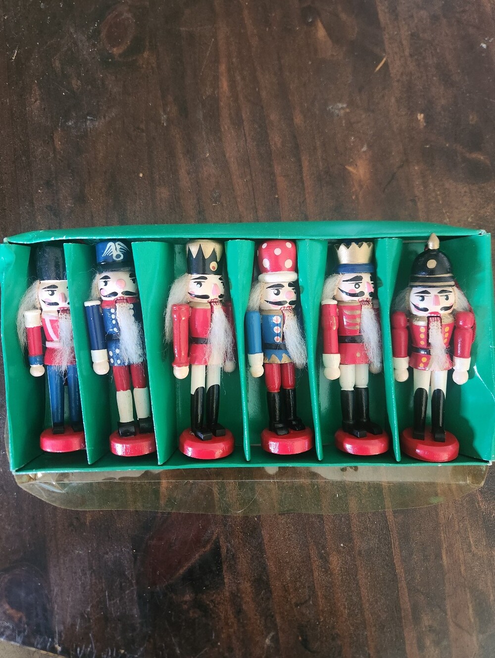 Vintage Wooden Nutcracker Ornaments